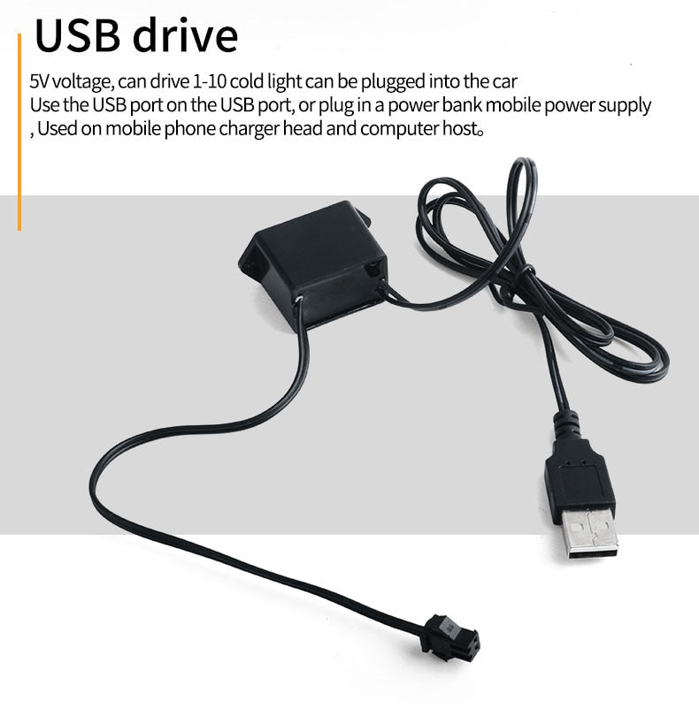 Versatile RGB LED Strip Light for Home and Car Interior Decoration 7