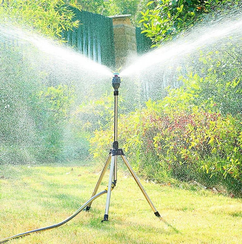 FLOWSPHERE - Verstelbare roestvrijstalen roterende sproeier met 360° dekking