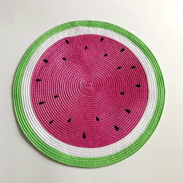 Vibrant Fruit-Themed Placemats - Colorful Summer Dining Essential 6