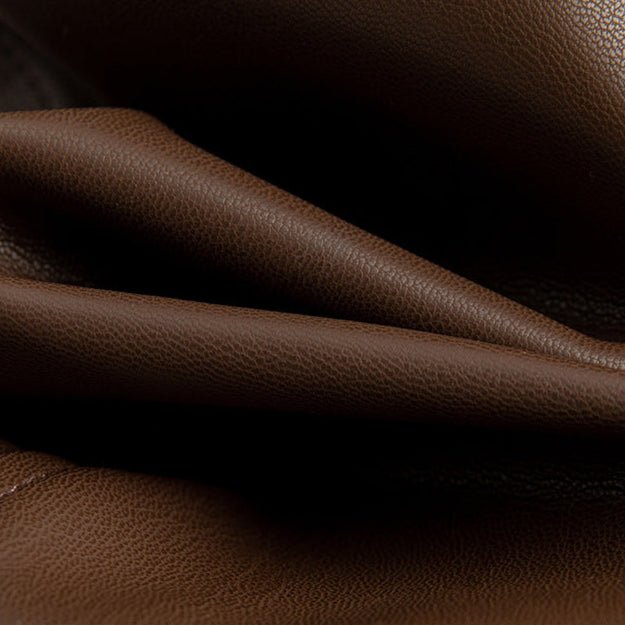 Vivian Sheepskin Leather Pants - Straight-Leg Design with Circular Buckle 8