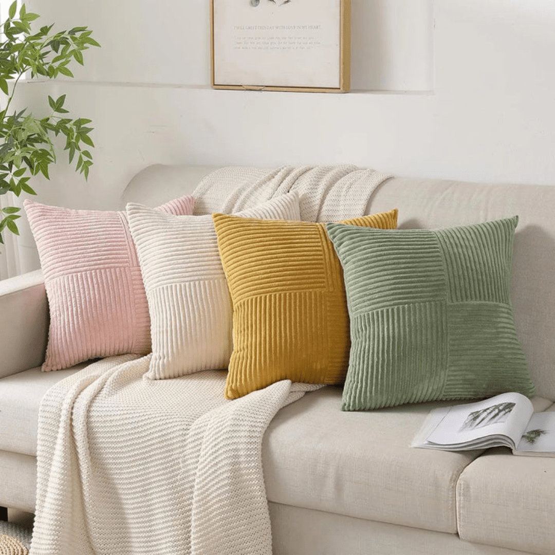 Volyx - Decorative Throw Pillow for Sofa & Bed - Soft Plush Comfort Pillows 1