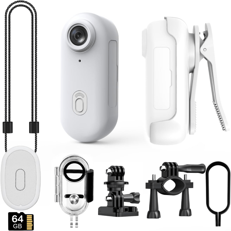 WAVECAM Pro – 4K Waterproof Action Camera Bundle with Mounts & SD Card 9