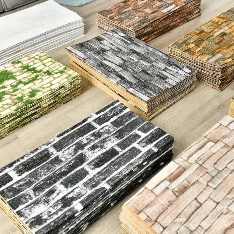 Wallform – 3D Foam Wallpaper with Brick Pattern for Modern Walls