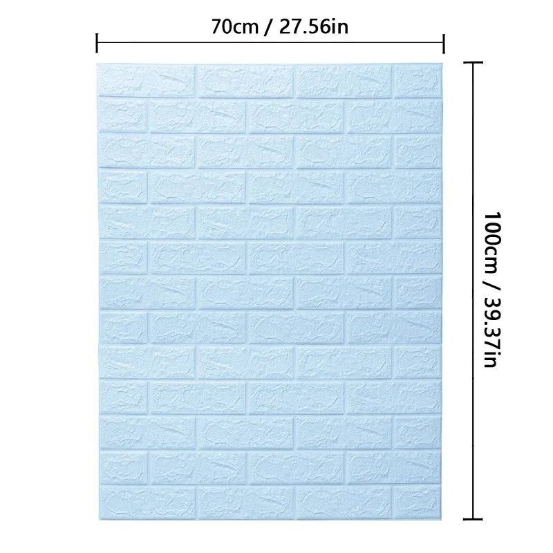 Wallform – 3D Foam Wallpaper with Brick Pattern for Modern Walls