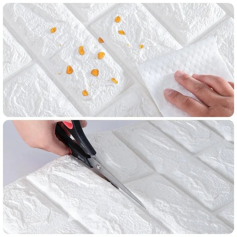 Wallform – 3D Foam Wallpaper with Brick Pattern for Modern Walls