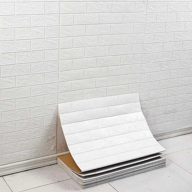 Wallform – 3D Foam Wallpaper with Brick Pattern for Modern Walls