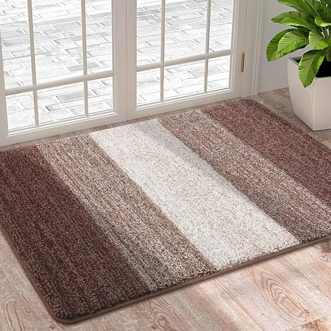 Washable Indoor Door Mat - Super Absorbent Non-Slip Design for Home Use 2