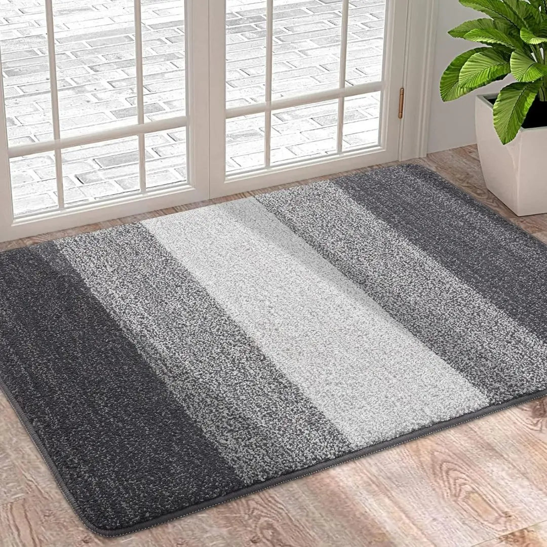 Washable Indoor Door Mat - Super Absorbent Non-Slip Design for Home Use 4