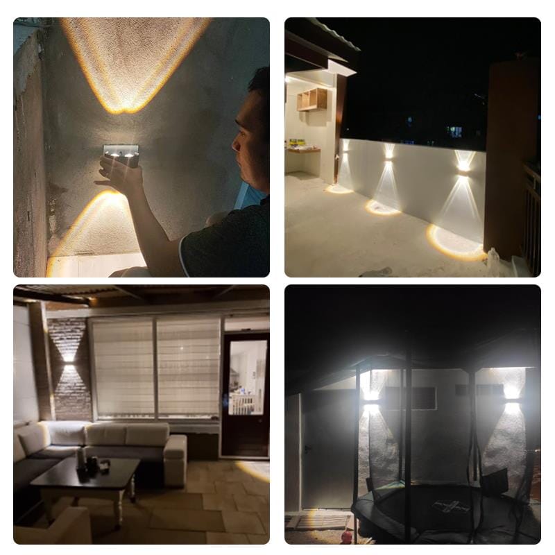LUMIWALL - Waterdichte LED-buitenwandlamp met modern aluminium ontwerp