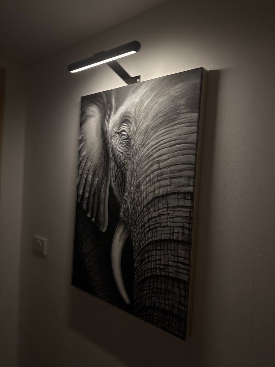 ARTIGLOW - Draadloze LED-wandlamp voor verlichting van kunstwerken