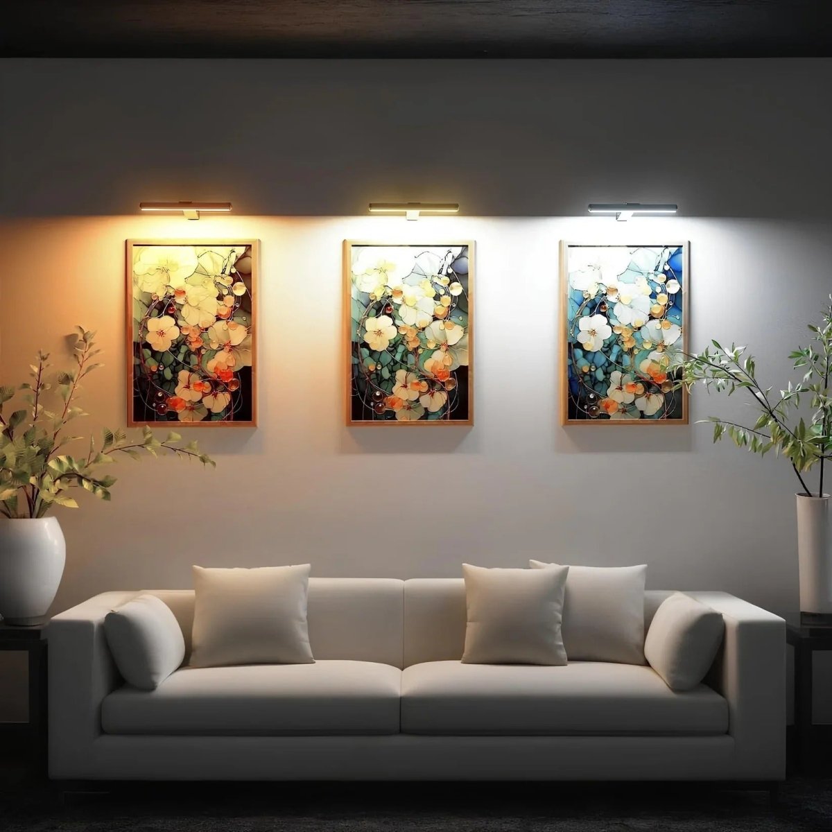 ARTIGLOW - Draadloze LED-wandlamp voor verlichting van kunstwerken