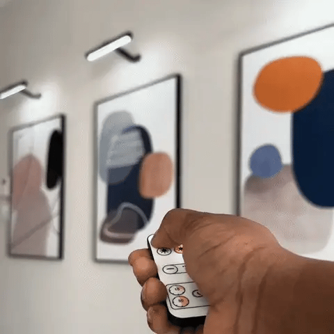 ARTIGLOW - Draadloze LED-wandlamp voor verlichting van kunstwerken