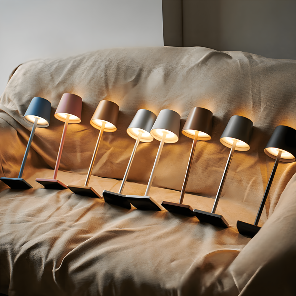 LUMINA GLOW - Draadloze oplaadbare LED tafellamp voor veelzijdige verlichting
