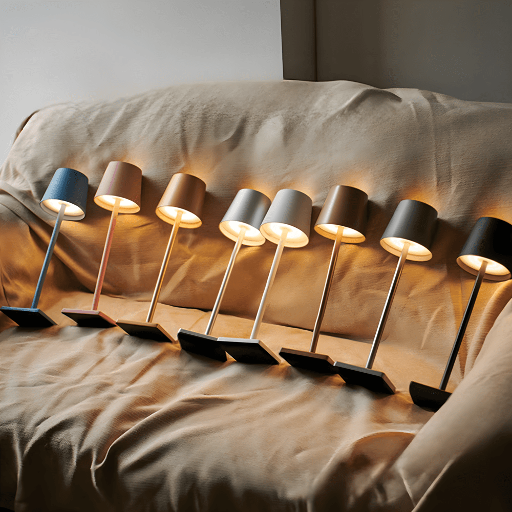 LUMINA GLOW - Draadloze oplaadbare LED tafellamp voor veelzijdige verlichting