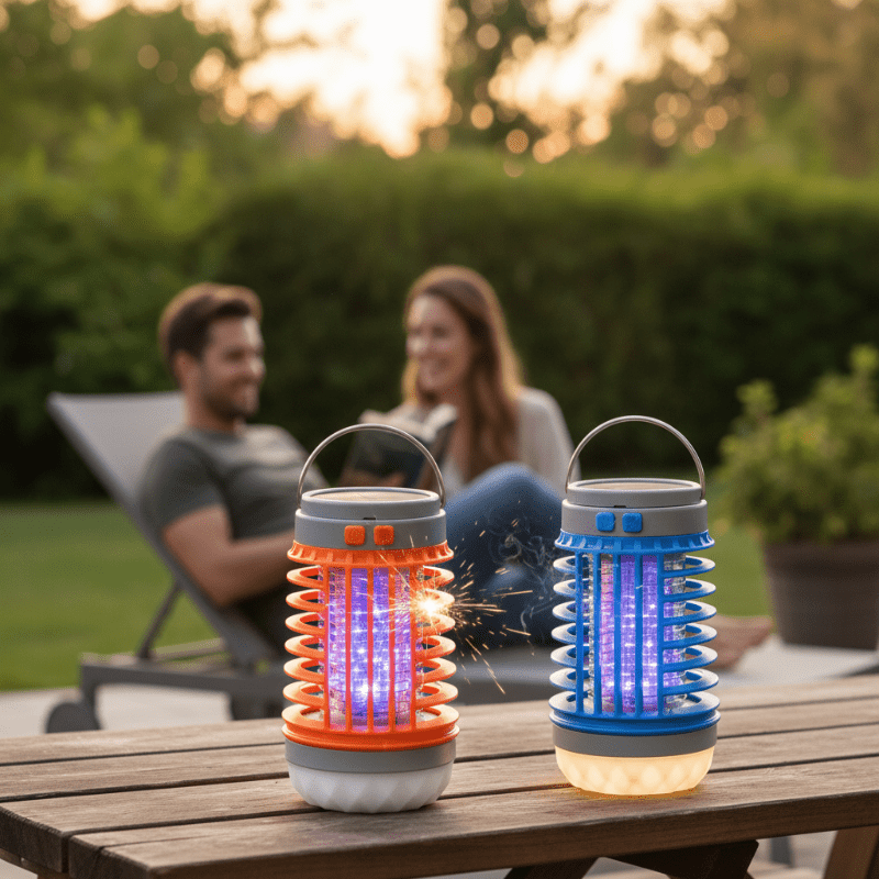 ZAPPERLANTERN – 2-in-1 Solar Bug Zapper and Camping Lantern 3