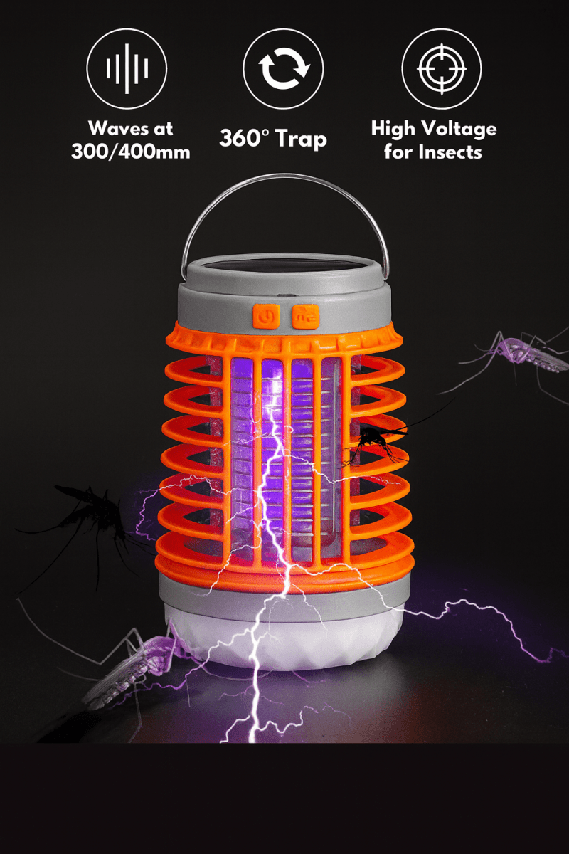 ZAPPERLANTERN – 2-in-1 Solar Bug Zapper and Camping Lantern 8