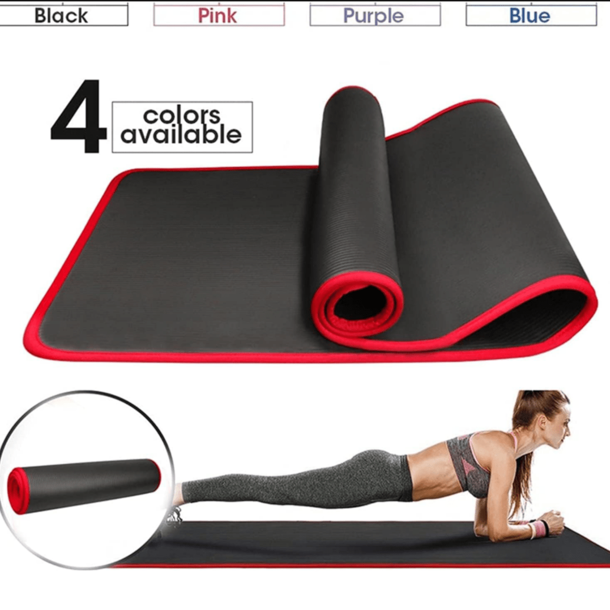 ZENPAD – Extra Thick Non-Slip Yoga Mat for Comfort and Stability 5