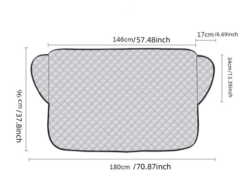 SNOWVEX – Universal Fit Windshield Protector for Winter Conditions