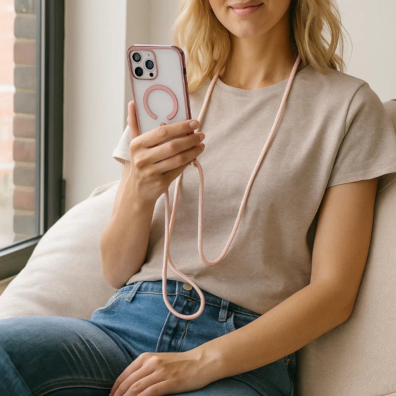 ApexCarry – Adjustable Phone Lanyard & Case for Hands-Free Use