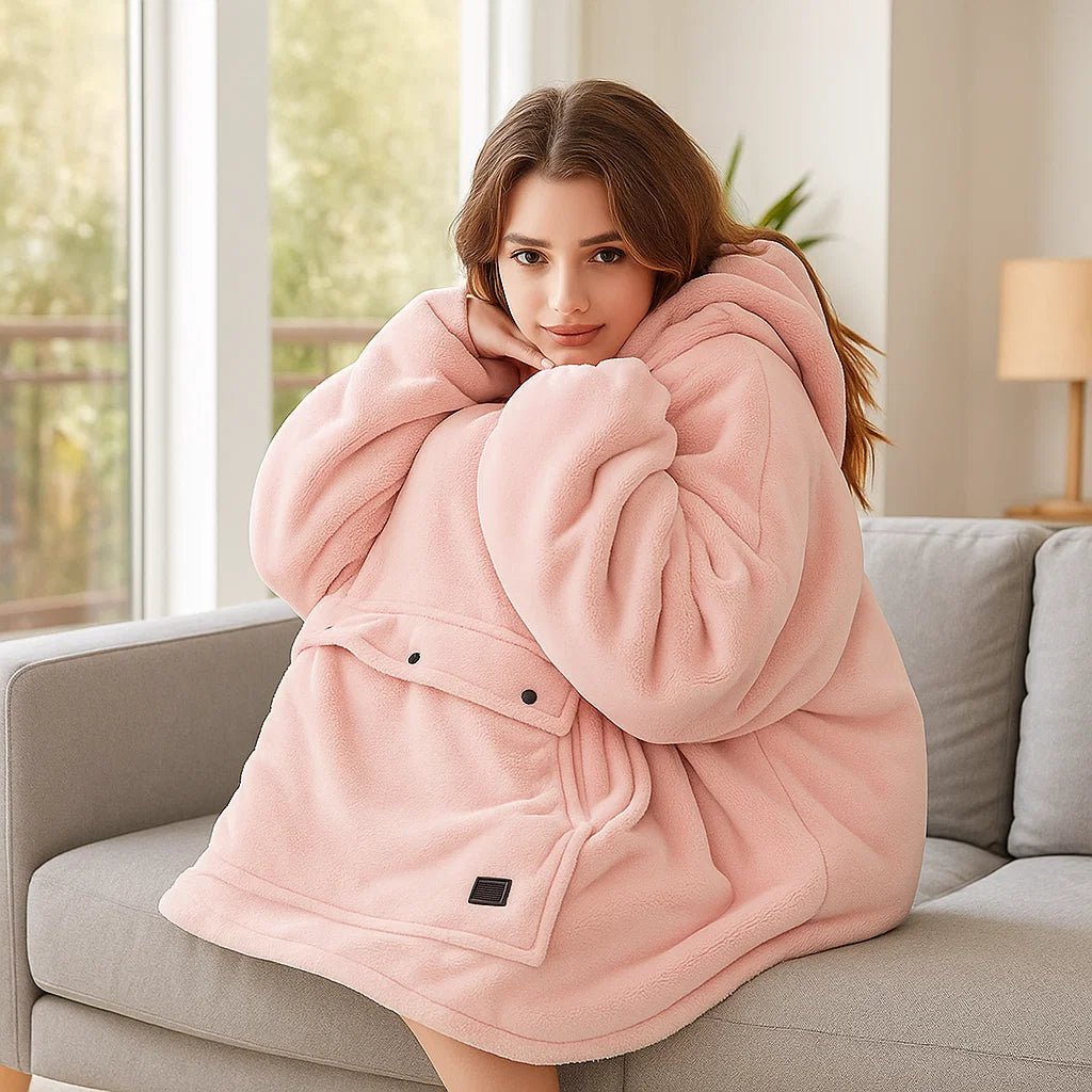 COZYCOIL – USB-Powered Heated Hoodie with Heating Coil Technology