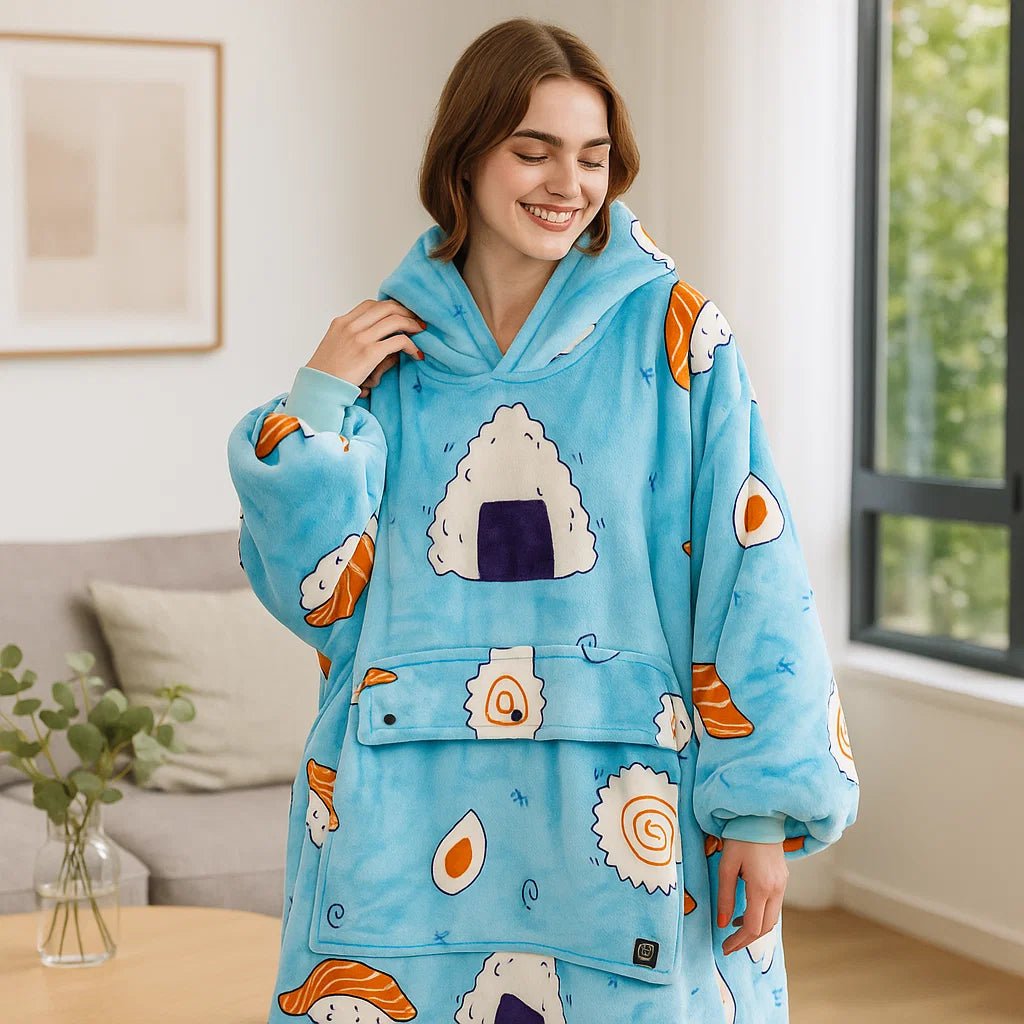 COZYCOIL – USB-Powered Heated Hoodie with Heating Coil Technology