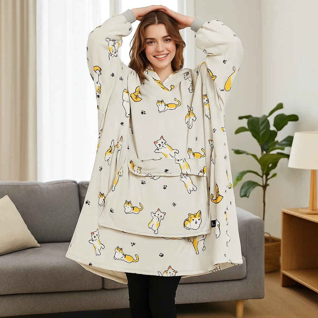 COZYCOIL – USB-Powered Heated Hoodie with Heating Coil Technology