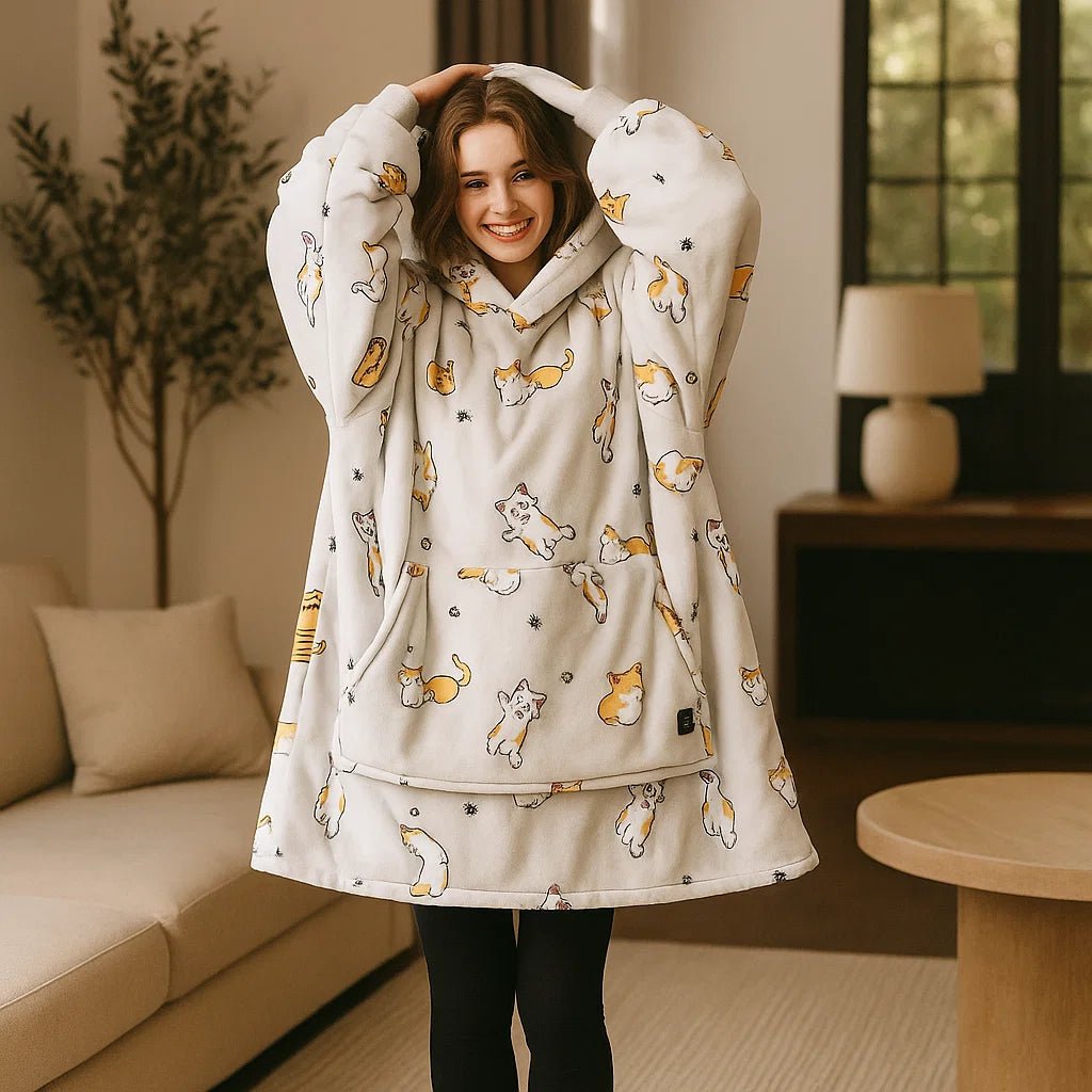 COZYCOIL – USB-Powered Heated Hoodie with Heating Coil Technology