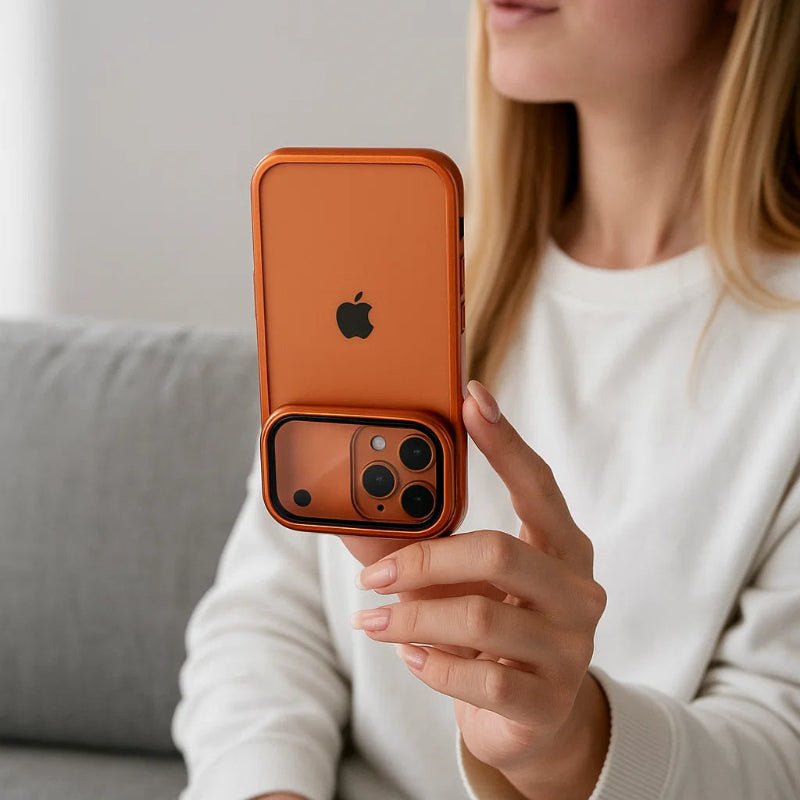 LENSFLEX – Ultra-Thin Foldable Camera Stand Case for iPhone 17 Series
