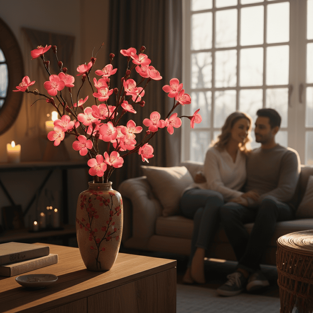 GLOWSTEM – 70cm LED Twig Lamp with Natural Woodland Aesthetic