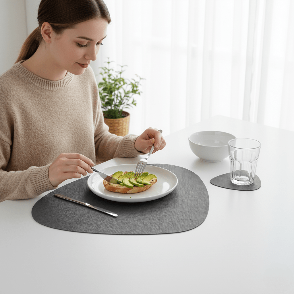 TableCharm Elite - Levendige Hittebestendige Placemat & Onderleggerset