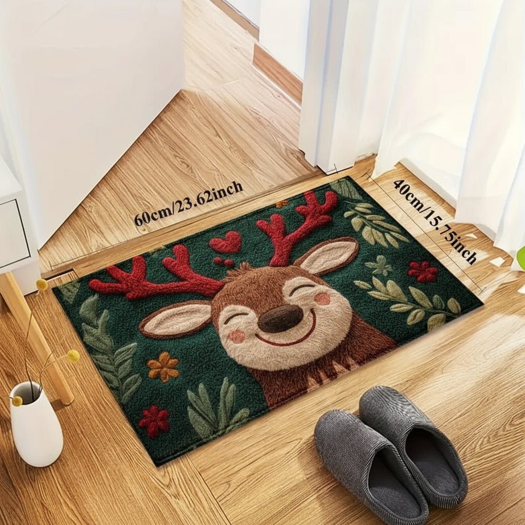 JOLLYMAT – Holiday Door Rug with Durable Non-Slip Backing