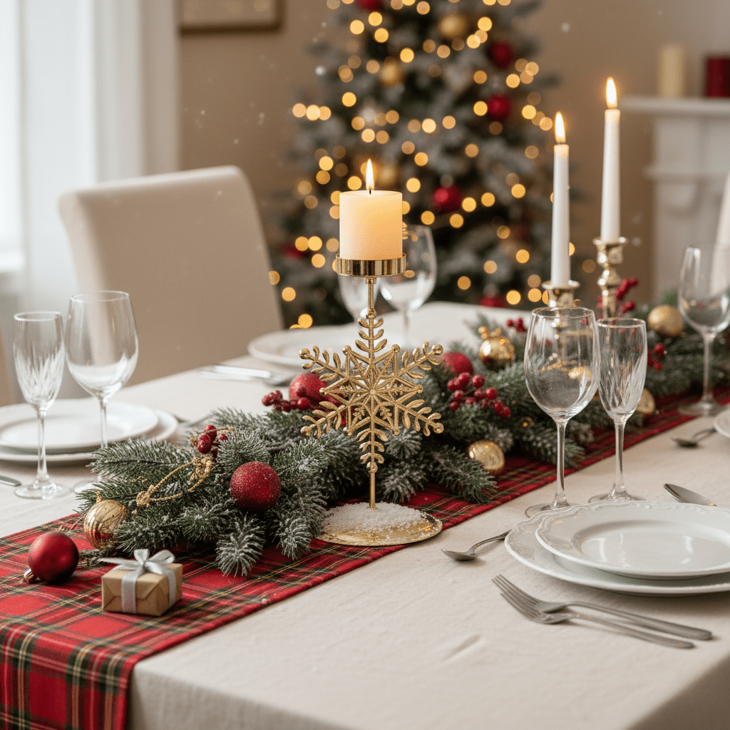 GOLDLITE – Elegant Vintage Candlestick Stand for Festive Charm