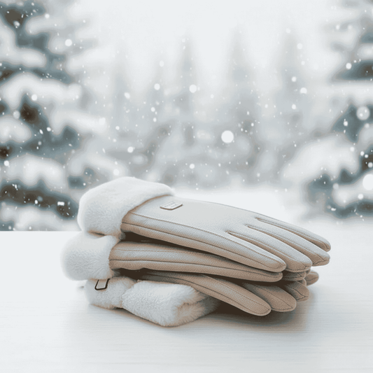 COZELLE – Thick Suede Touchscreen Gloves for Cold Days