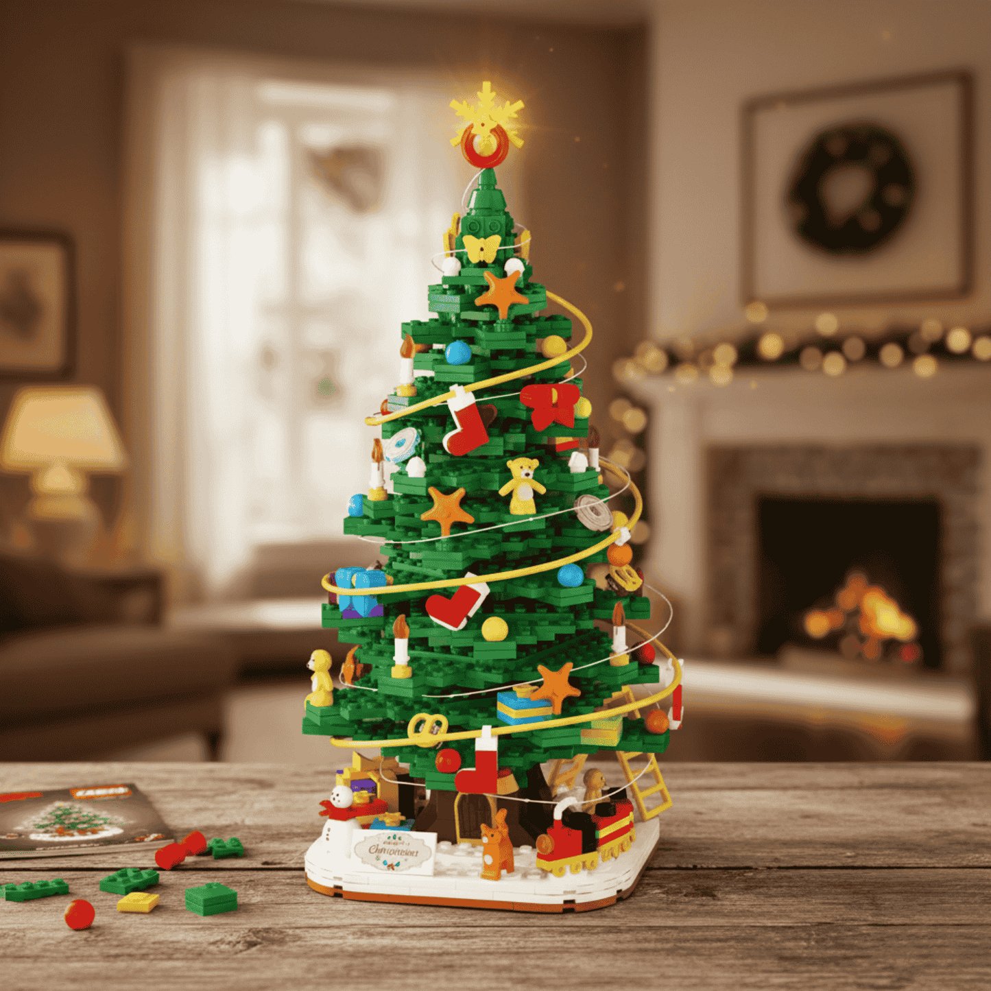 MERRYCRAFT - Bouw je eigen kerstboom aftelset voor kinderen en volwassenen