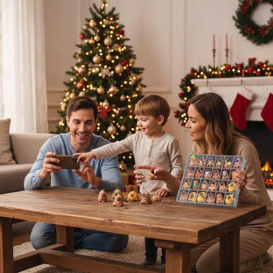 CAPIJOY – Cute Capybara Christmas Advent Calendar with 24 Surprise Boxes