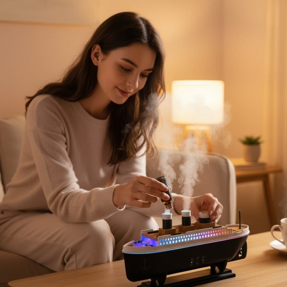 AQUAMIST – Jellyfish Humidifier with Soft LED Light for Relaxing Ambience