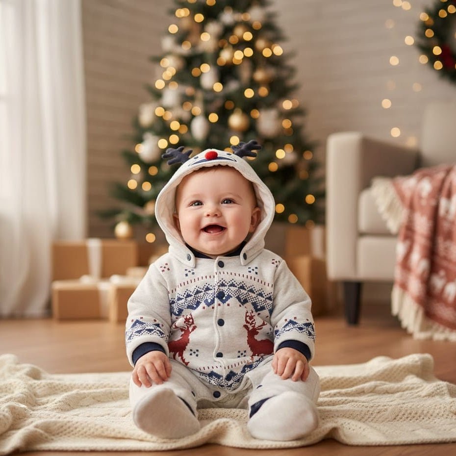 JOLLYBABE – Spring Unisex Baby Christmas Outfit for Festive Style
