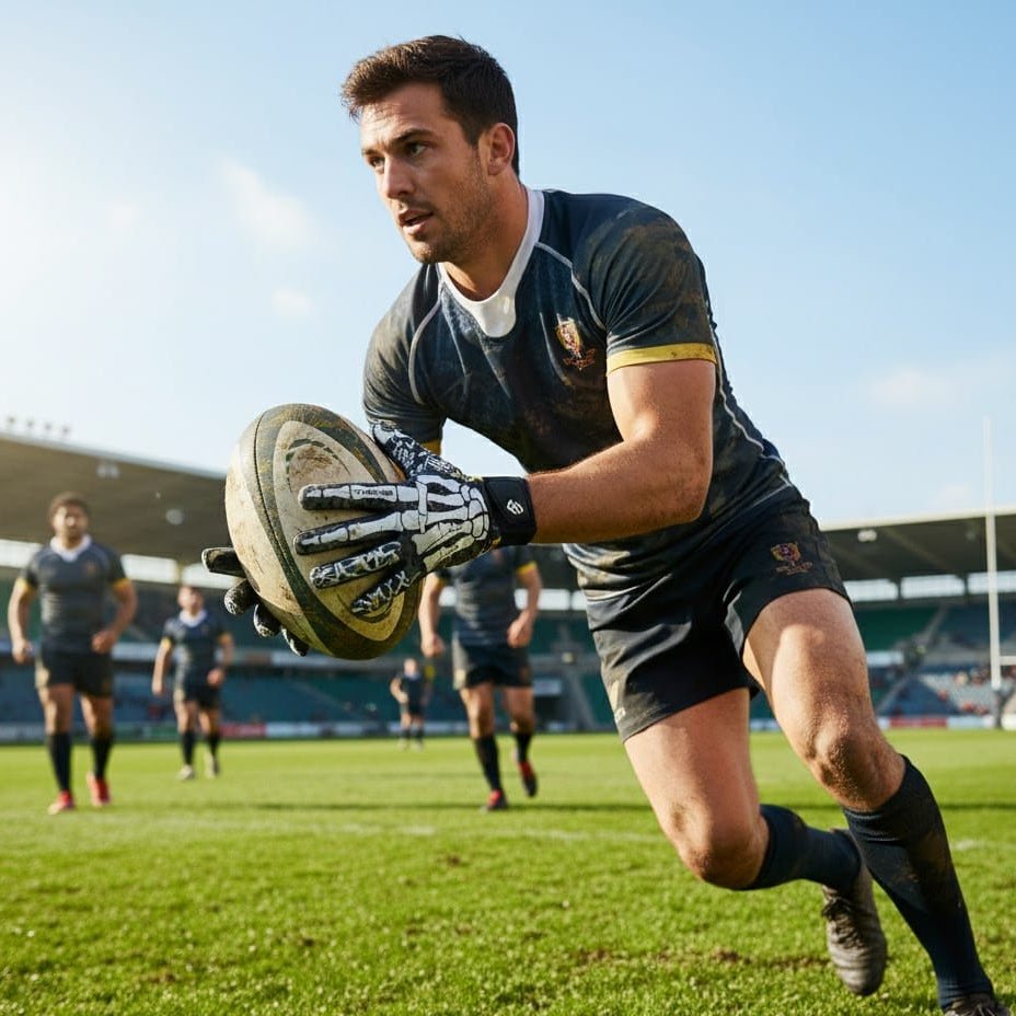 GRIPMAX – High-Adhesive Unisex Rugby Gloves for Training & Match Play