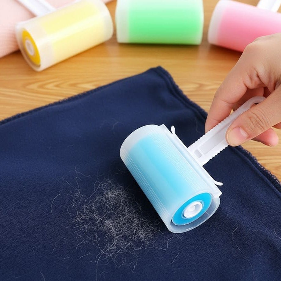 DUSTROLL – Sticky Washable Lint Roller for Quick Cleaning