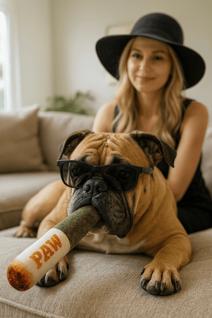 DOGGIEDOOBIE – Funny Plush Joint-Shaped Toy for Dogs
