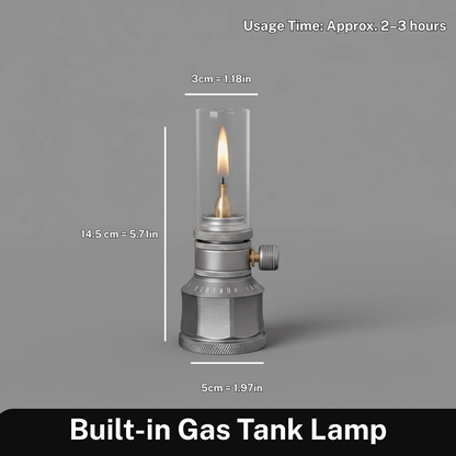FIROLINE - Butaanlamp voor buiten voor warme en regelbare verlichting