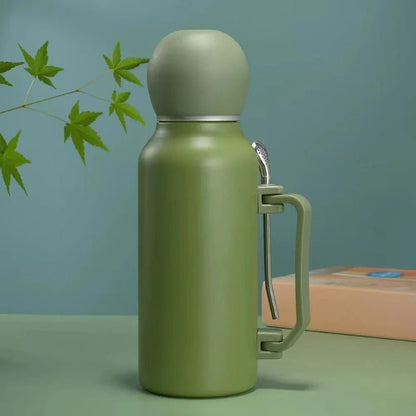 1.2L Large Capacity Stainless Steel Thermos Portable Vacuum Flask Outdoors Insulated Tumbler With Handle Keep Cold Water Bottle 4