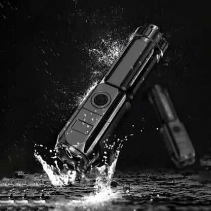 100000 Lumens Rechargeable LED Flashlight - Brightest Waterproof Zoom Light 4