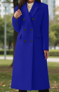MONTÉRA – Women’s Long Wool Coat for Sophisticated Winter Styling
