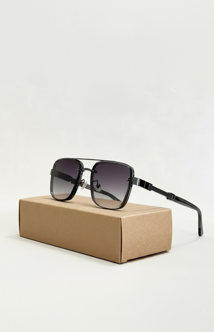 SKYDOM – Classic Aviator Sunglasses with UV400 Protection and Metal Frame