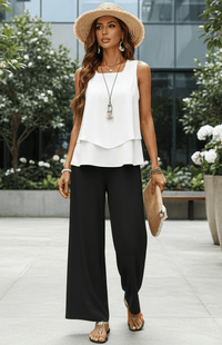 SOLÉNA – Elegant Two-Piece Summer Co-Ord Set for Women | Lightweight & Chic