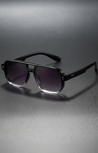 NOIRVA – Retro Square Frame Sunglasses with UV400 Protection