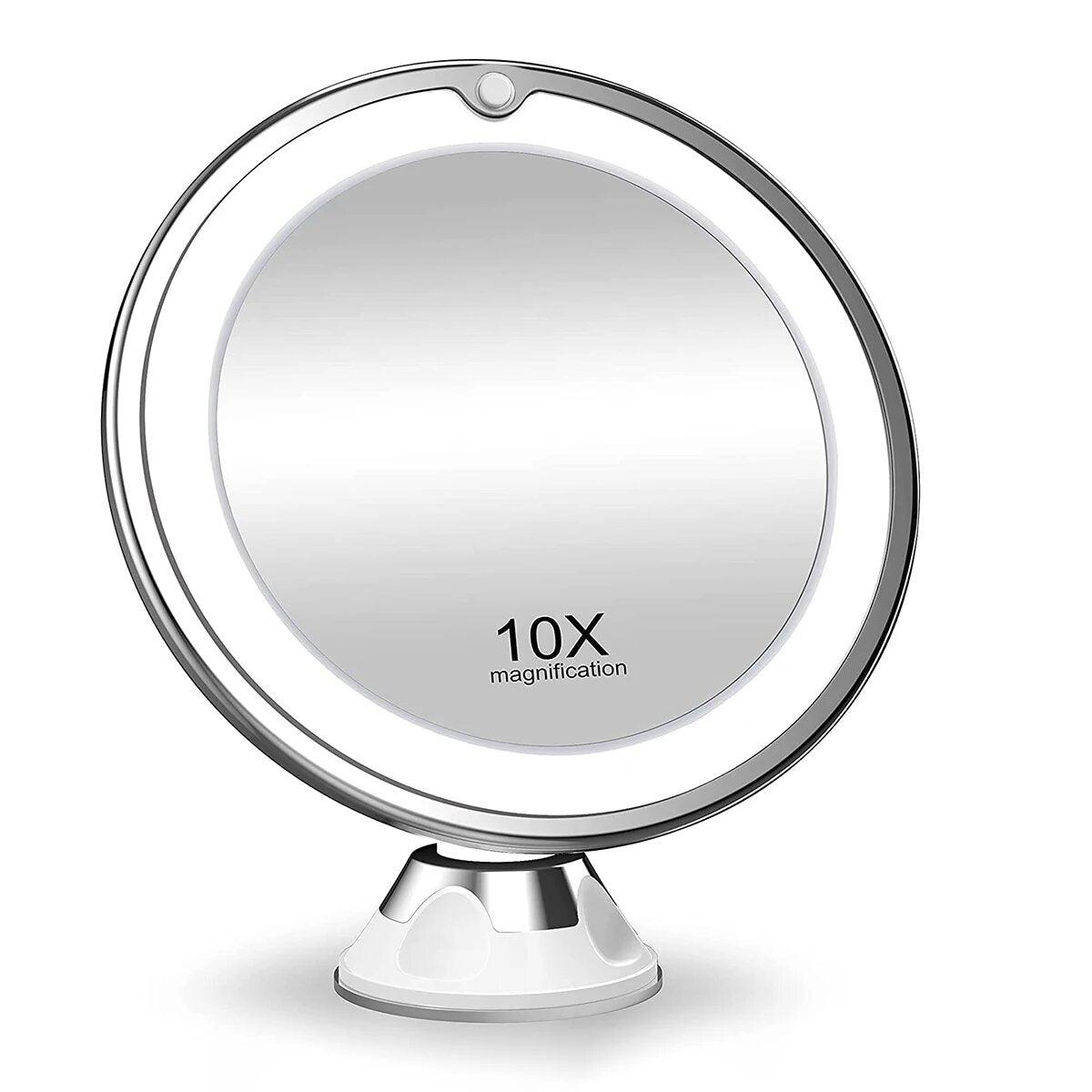 10x Magnifying LED Makeup Mirror with Adjustable Lighting for Precision Beauty 2