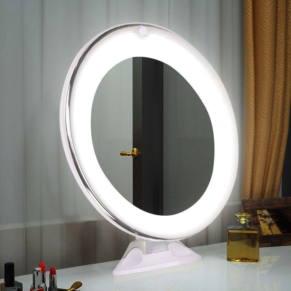 10x Magnifying LED Makeup Mirror with Adjustable Lighting for Precision Beauty 3
