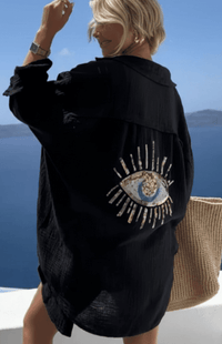 LYRIELLE – Elegant Beaded Casual Shirt